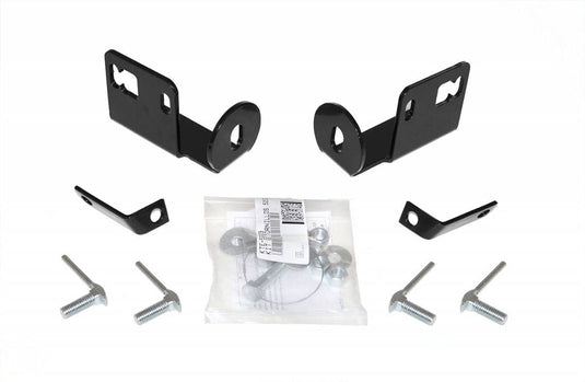 Go Rhino Black RC2 Lighted Bull Bar Brackets — 2009-2026 Ford F-150 - GOR-55885 - Absolute Autoguard