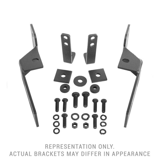 Go Rhino RC4 Lr Bull Bar Brackets — 2015-2019 Chevrolet Silverado 2500 HD/Silverado 3500 HD - GOR-561760TK - Absolute Autoguard