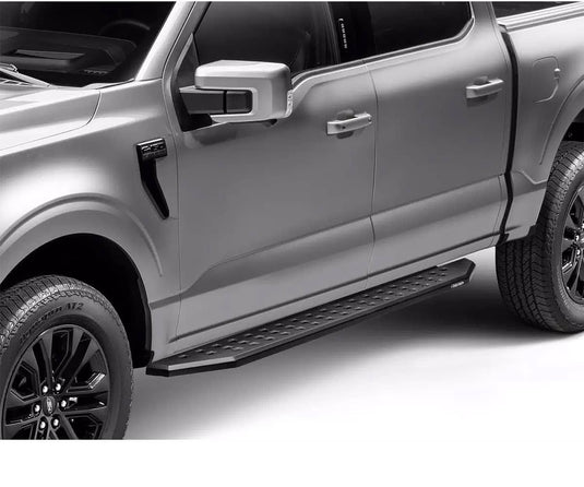 Go Rhino RB10 Running Boards Textured Black — 2017-2026 Ford F-250 Super Duty/F-350 Super Duty - GOR-634417348PC - Absolute Autoguard