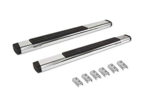 Go Rhino Stainless 6" Oval 52" Cab Length Nerf Bars - GOR-660052PS - Absolute Autoguard
