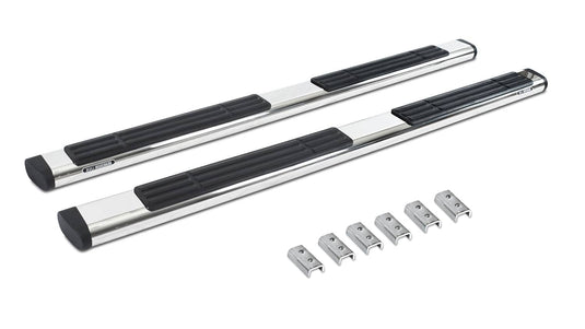 Go Rhino Stainless 6" Oval 87" Cab Length Nerf Bars - GOR-660087PS - Absolute Autoguard