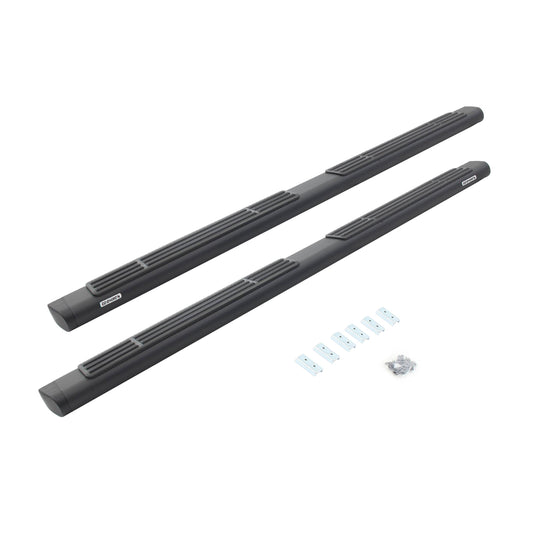 Go Rhino Black 6" Oval 87" Cab Length Nerf Bars - GOR-660087T - Absolute Autoguard