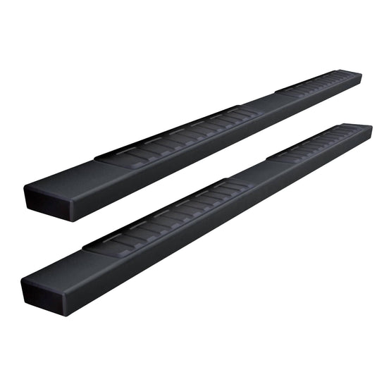 Go Rhino Black 6" Rectangular 87" Cab Length Nerf Bars - GOR-660187T - Absolute Autoguard