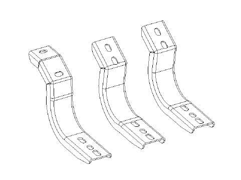 Go Rhino Cab Length Nerf Bars Mount Kit - GOR-6844325 - Absolute Autoguard