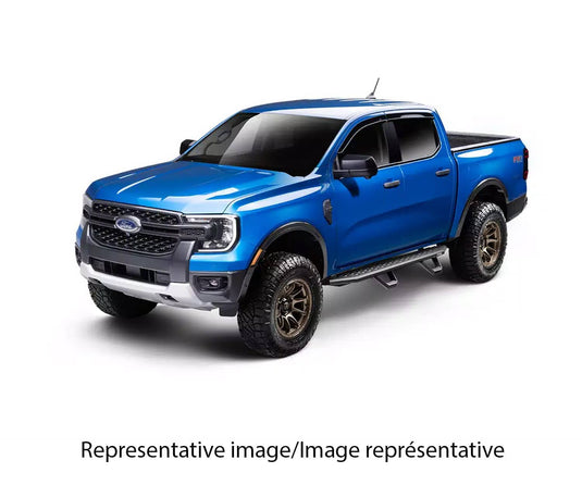 Go Rhino RB20 Drop Step Textured Black Running Boards — 2009-2026 Dodge & Ram - GOR-6940998020PC - Absolute Autoguard