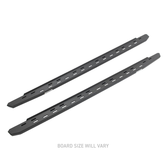 Go Rhino 80" RB30 Black Textured Powder Coated Slim Running Boards (bracket Sold Separately) - GOR-69600080SPC - Absolute Autoguard