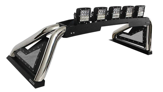 Go Rhino Sport Bar 2.0 w/ Light Mount — 2007-2025 Multi-Vehicle - GOR-911600PS - Absolute Autoguard