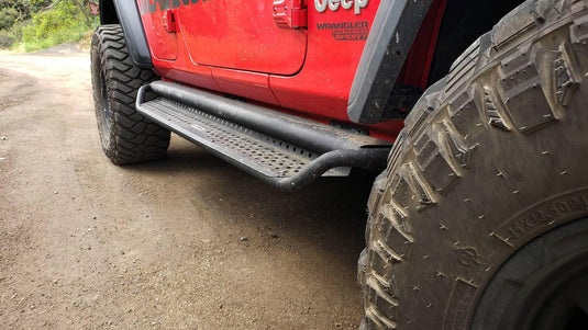 Go Rhino Dominator Extreme D1 Cab Length Side Steps 52" - GOR-D10052T - Absolute Autoguard
