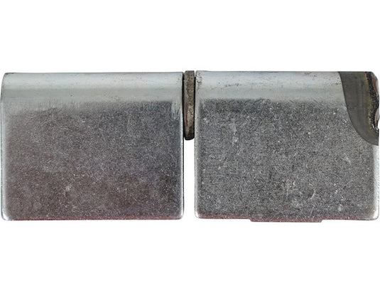 Steel Weld-On Butt Hinge with 1/2 Stainless Pin - 1.25 x 4 Inch-Zinc Plated-RH