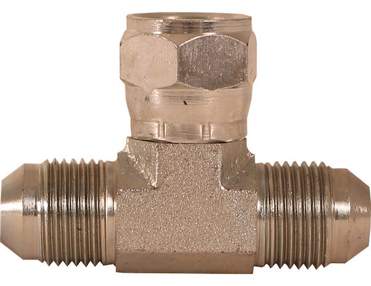 Swivel Nut Branch Tee 1/2 Inch Tube O.D.