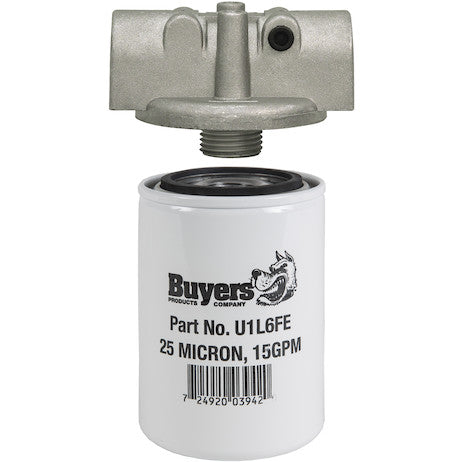 Load image into Gallery viewer, 15 GPM Return Line Filter Assembly 3/4 Inch NPT/25 Micron/15 PSI Bypass
