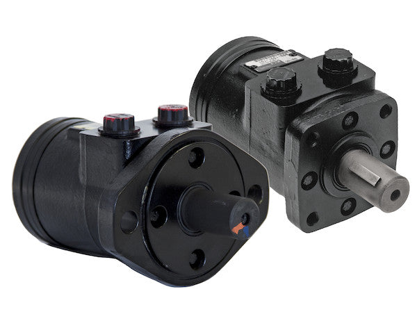Load image into Gallery viewer, Hydraulic Motor With 4-Bolt Mount/NPT Threads And 7.3 Cubic Inches Displacement

