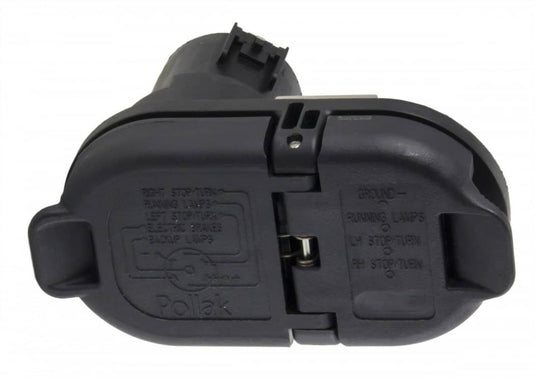 Hopkins 7WAY/4WAY Combo Socket C/W Bracket with Factory 7-Way — 1998-2021 Multi-Vehicle - HOP-40975 - Absolute Autoguard
