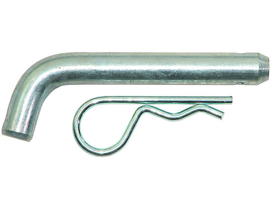 5/8 x 3.3 Inch Clear Zinc Hitch Pin With Cotter