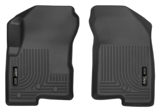 Husky Liners WeatherBeater Floor Liners, Front, Black, Excluding 2017 New Body Style Compass - 2007-2017 Jeep Compass/Patriot, 2007-2012 Dodge Caliber