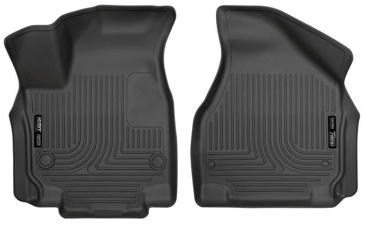 Husky Liners WeatherBeater Floor Liners, Front, Black, 2021+ Pacifica Touring Only, Excluding Pacifica Hybrid - 2017-2026 Chrysler Pacifica/Voyager