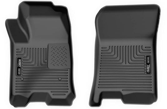 Husky Liners WeatherBeater Floor Liners, Front, Black, Crew Cab - 2023-2026 Chevrolet Colorado, GMC Canyon