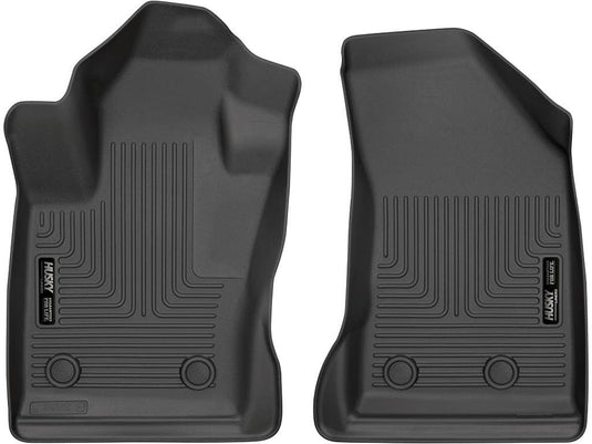 Husky Liners WeatherBeater Floor Liners, Front, Black, New Body Style (2nd Generation) - 2017-2026 Jeep Compass