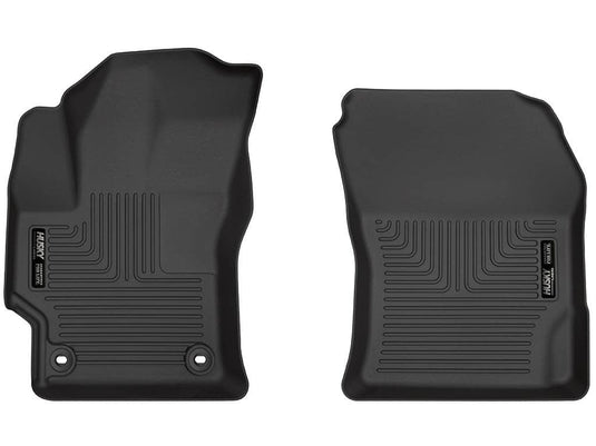 Husky Liners WeatherBeater Floor Liners, Front, Black, Sedan - 2020-2026 Toyota Corolla/Corolla Hybrid