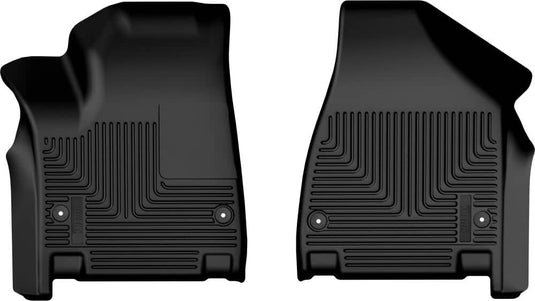 Husky Liners WeatherBeater Floor Liners, Front, Black, Limited - 2021-2024 Chrysler Pacifica