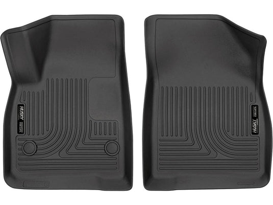 Husky Liners WeatherBeater Floor Liners, Front, Black - 2017-2023 GMC Acadia, 2017-2025 Cadillac XT5, 2019-2026 Chevrolet Blazer