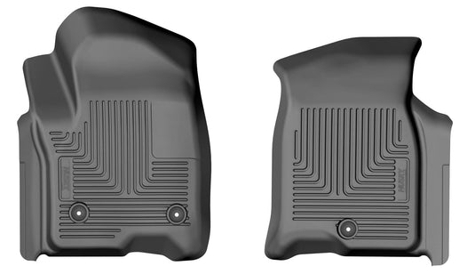 Husky Liners WeatherBeater Floor Liners, Front, Black - 2021-2026 Cadillac Escalade/Escalade ESV, Chevrolet Suburban/Tahoe, GMC Yukon/Yukon XL