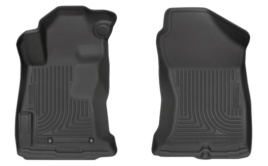 Husky Liners WeatherBeater Floor Liners, Front, Black, Automatic Transmission (Impreza) - 2017-2023 Subaru Impreza, 2018-2023 Subaru Crosstrek