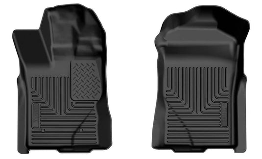Husky Liners WeatherBeater Floor Liners, Front, Black, Crew Cab - 2024-2026 Ford Ranger