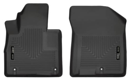 Husky Liners WeatherBeater Floor Liners, Front, Black - 2019-2020 Hyundai Santa Fe