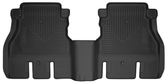 Husky Liners WeatherBeater Floor Liner, Rear, Black, 4-Door, Excluding 4xe - 2018-2025 Jeep Wrangler JL