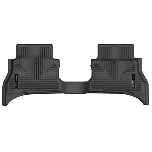 Husky Liners WeatherBeater Floor Liner, Rear, Black - 2021-2025 Jeep Wrangler 4xe