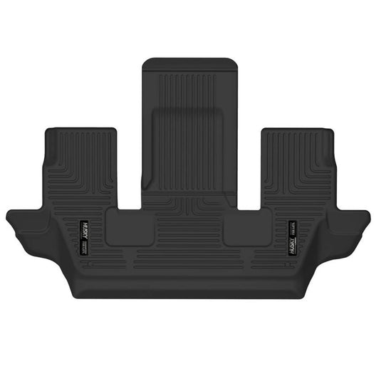 Husky Liners WeatherBeater Floor Liner, 3rd Row, Black, 6 Passenger, With Second Row Bucket Seats - 2021-2025 Jeep Grand Cherokee L