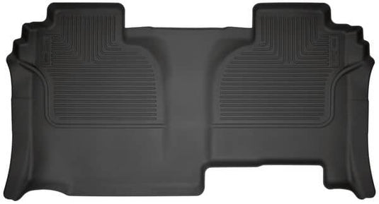Husky Liners WeatherBeater Floor Liner, Rear, Black, Extended Cab - 2019-2026 Chevrolet Silverado 1500, GMC Sierra 1500, 2020-2026 Chevrolet Silverado 2500 HD/3500 HD, GMC Sierra 2500 HD/3500 HD