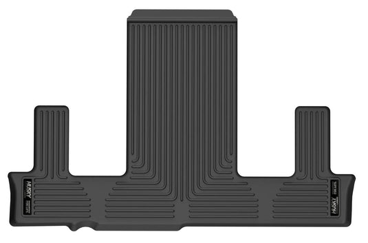 Husky Liners WeatherBeater Floor Liner, 3rd Row, Black, With Second Row Buckets - 2021-2026 Cadillac Escalade, Chevrolet Tahoe, GMC Yukon