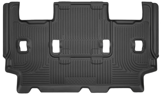 Husky Liners WeatherBeater Floor Liner, 3rd Row, Black - 2007-2017 Ford Expedition EL, Lincoln Navigator L