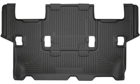 Husky Liners WeatherBeater Floor Liner, 3rd Row, Black - 2007-2017 Ford Expedition, Lincoln Navigator