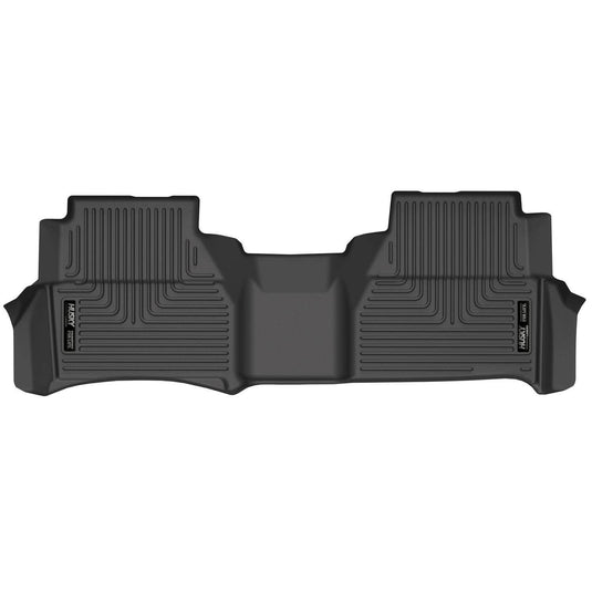 Husky Liners WeatherBeater Floor Liner, Rear, Black, Crew Cab - 2022-2025 Nissan Frontier