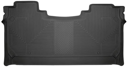Husky Liners WeatherBeater Floor Liner, Rear, Black, Crew Cab, With Underseat Storage - 2019-2026 Ram 1500