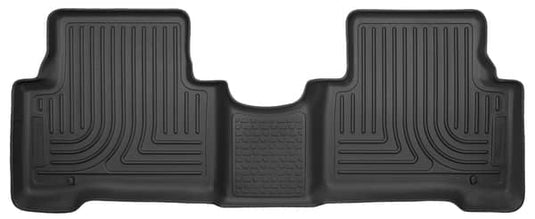 Husky Liners WeatherBeater Floor Liner, Rear, Black - 2013-2018 Hyundai Santa Fe, 2019 Hyundai Santa Fe XL