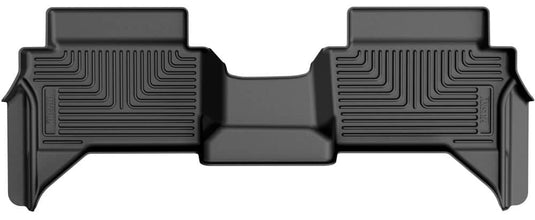 Husky Liners WeatherBeater Floor Liner, Rear, Black, Double Cab, Excluding Hybrid - 2024-2026 Toyota Tacoma