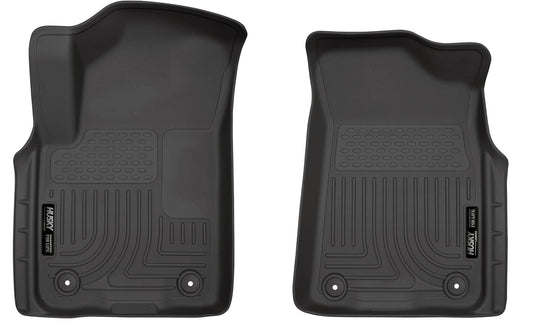 Husky Liners WeatherBeater Floor Liners, Front, Black - 2019-2024 Infiniti QX80, Nissan Armada