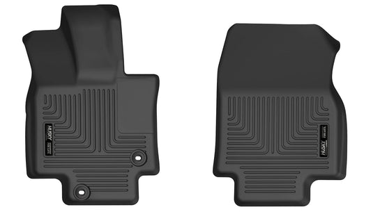 Husky Liners WeatherBeater Floor Liners, Front, Black - 2020-2026 Toyota Highlander