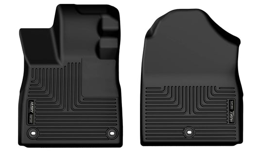 Husky Liners WeatherBeater Floor Liners, Front, Black - 2023-2026 Honda Pilot