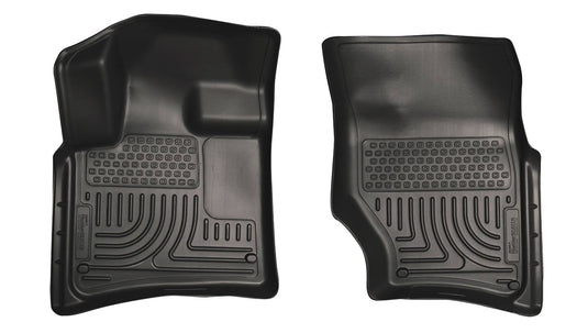 Husky Liners WeatherBeater Floor Liners, Front, Black - 2007-2015 Audi Q7