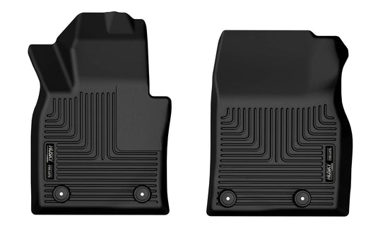 Husky Liners WeatherBeater Floor Liners, Front, Black - 2023-2026 Mazda CX-50