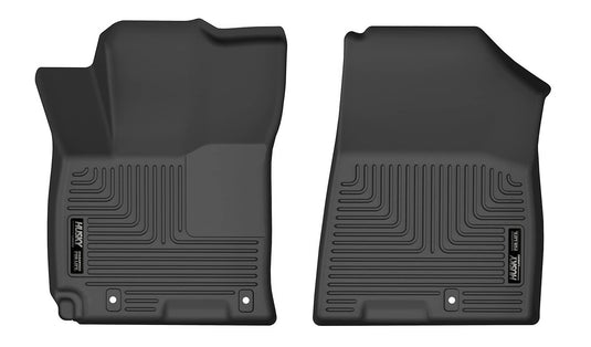 Husky Liners WeatherBeater Floor Liners, Front, Black - 2020-2026 Hyundai Venue