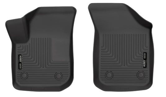 Husky Liners WeatherBeater Floor Liners, Front, Black - 2016-2020 Buick Envision
