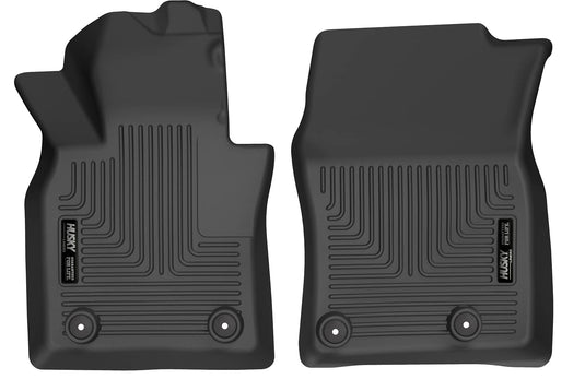 Husky Liners WeatherBeater Floor Liners, Front, Black - 2019-2026 Mazda 3, 2020-2026 Mazda CX-30