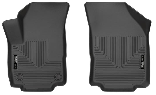 Husky Liners WeatherBeater Floor Liners, Front, Black - 2018-2024 GMC Terrain