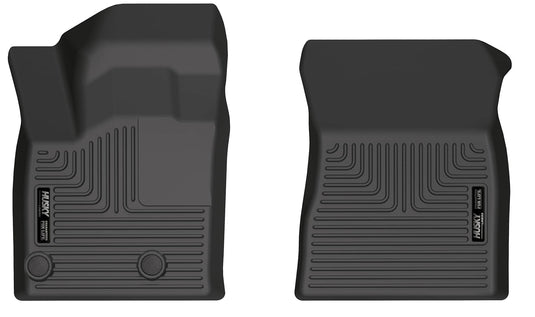 Husky Liners WeatherBeater Floor Liners, Front, Black - 2022-2026 Mitsubishi Outlander